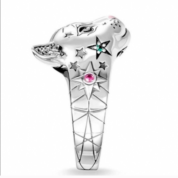 🆕 Sterling Silver Handmade Zirconia Cat Ring - Picture 2 of 12
